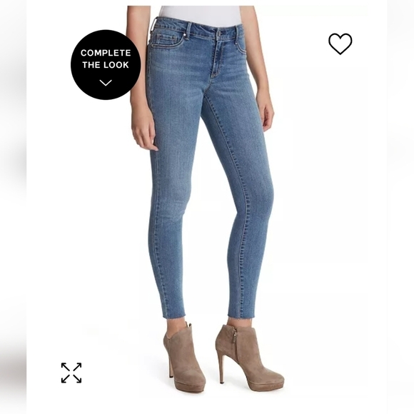 JESSICA SIMPSONMid Rise Kiss Me Skinny Jeans size 25 - Picture 1 of 8